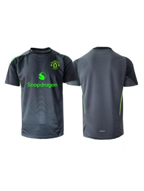 Moški Nogometna dresi replika Manchester United Vratar Gostujoči 2025-26 Kratek rokav Moški Nogometna dresi replika Manchester United Vratar Gostujoči 2025-26 Kratek rokav